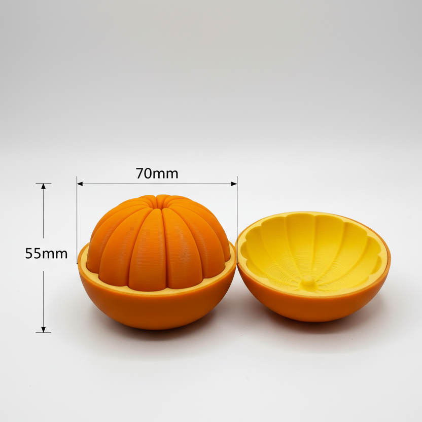 Orange sensory fidget