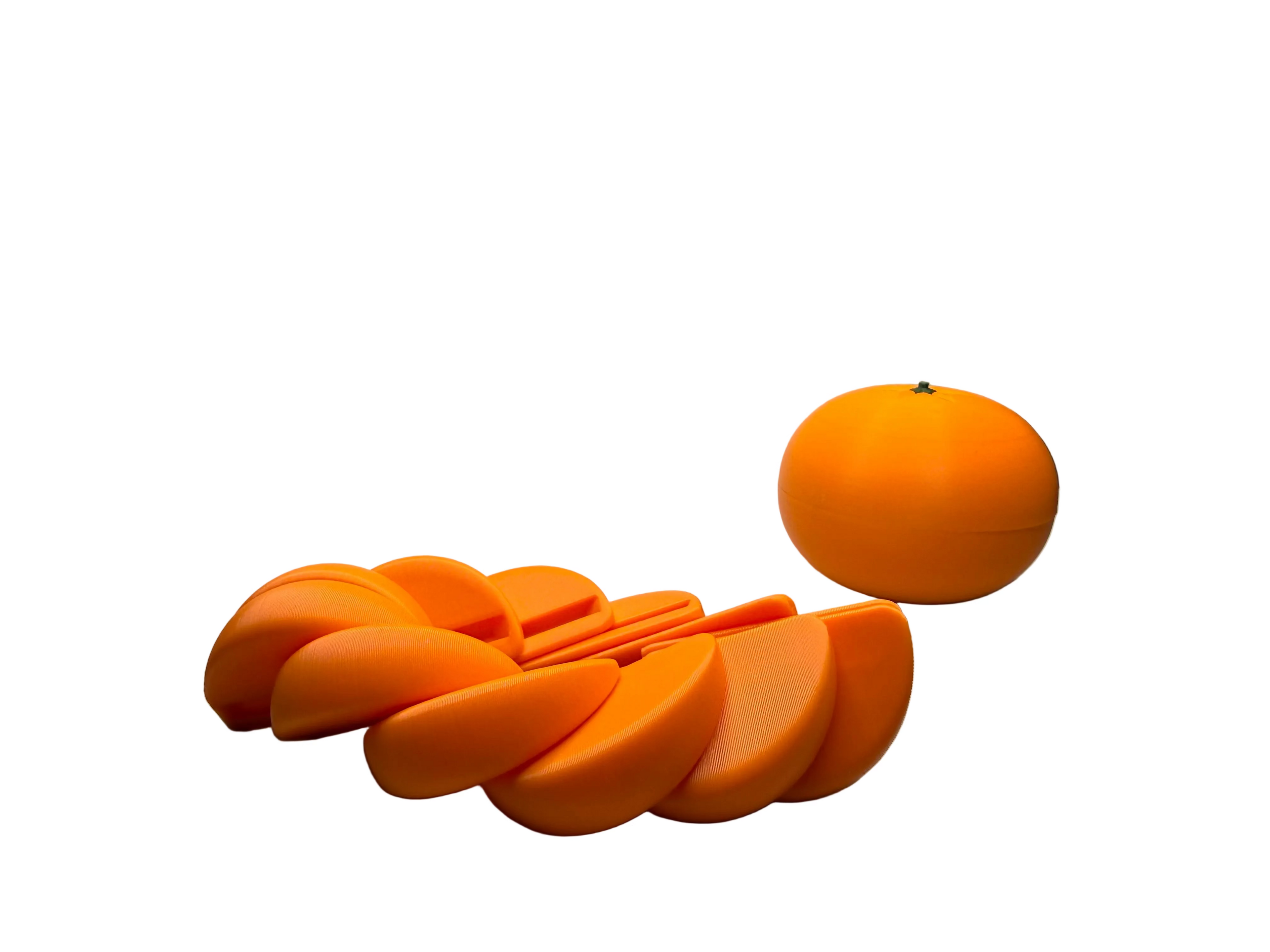 Orange sensory fidget